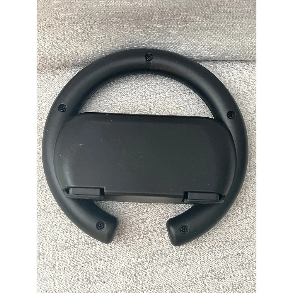 Nintendo Switch Joy-Con Racing Wheel Controller Attachment Black Steering Wheel